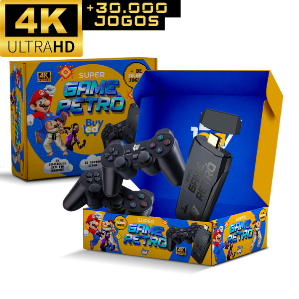 Super Game Retrô™ 4K HD 40.000 Jogos + (Brindes Exclusivos)